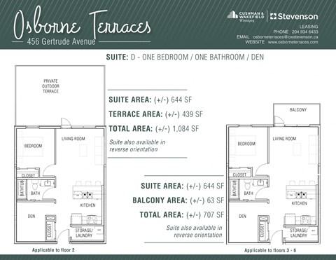 the floor plan of olympic terrasse apartments